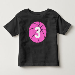 T-shirt Pour Les Tous Petits Joueur de basket-ball Custom Jersey Numéro de ball