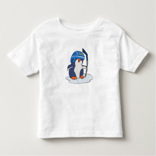 T-shirt Pour Les Tous Petits Joueur de hockey sur pingouin  choisir la couleur