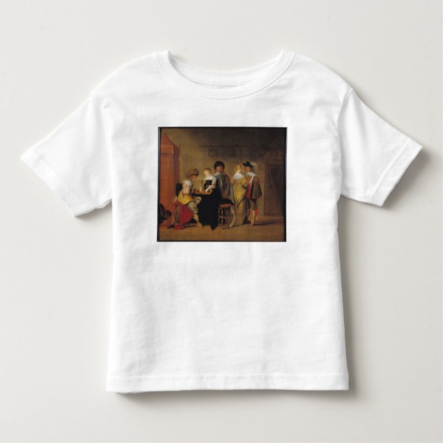 T-shirt Pour Les Tous Petits Joueurs de backgammon (Devant)