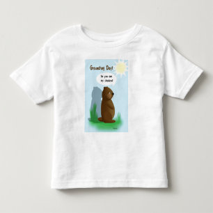 T-shirt Pour Les Tous Petits Jour de Groundhog