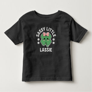 T-shirt Pour Les Tous Petits Jour de la Saint Patrick Sassy Petite Lassie Enfan