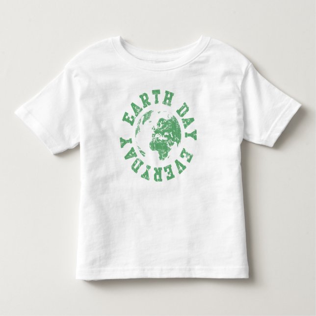 T-shirt Pour Les Tous Petits Jour de l'terre tous les jours (Devant)