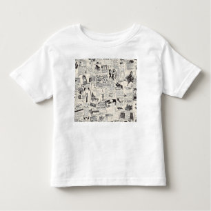 T-shirt Pour Les Tous Petits Journal vintage