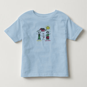 T-shirt Pour Les Tous Petits Journée avec le grand-parent -