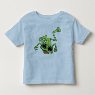 T-shirt Pour Les Tous Petits Joyeuse grenouille verte