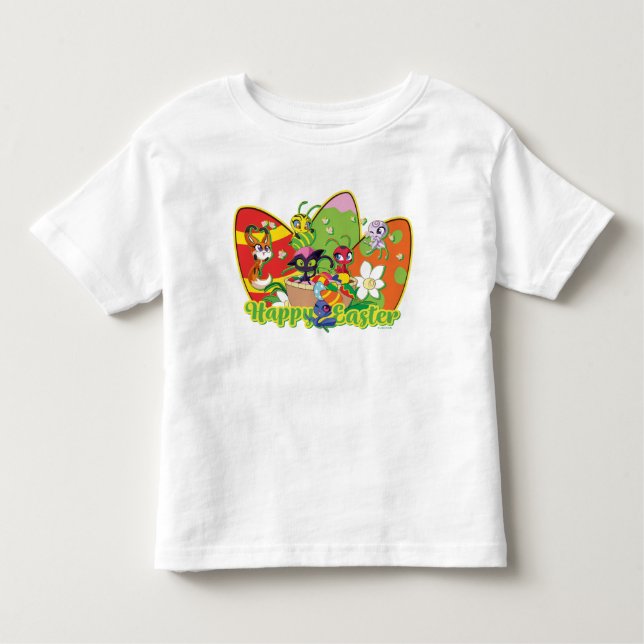 T-shirt Pour Les Tous Petits Joyeuses Pâques Kwamis (Devant)