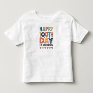 T-shirt Pour Les Tous Petits Joyeux 100e jour de l'école enseignant vie chemise