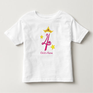 T-shirt Pour Les Tous Petits Joyeux 4e anniversaire, Princesse !