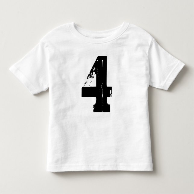 T-shirt Pour Les Tous Petits Joyeux 4ème anniversaire (Devant)