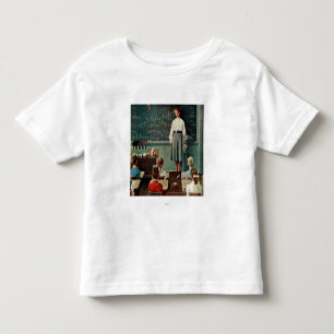 T-shirt Pour Les Tous Petits Joyeux anniversaire, Miss Jones par Norman Rockwel