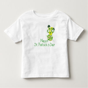 T-shirt Pour Les Tous Petits Joyeux ballons de la Saint Patrick pour la jolie C