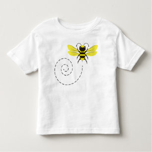 T-shirt Pour Les Tous Petits Joyeux Bumblebee Flying Boys & Girls