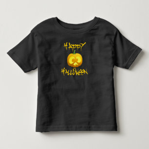 T-shirt Pour Les Tous Petits Joyeux Citrouille Halloween Toddler Shirt