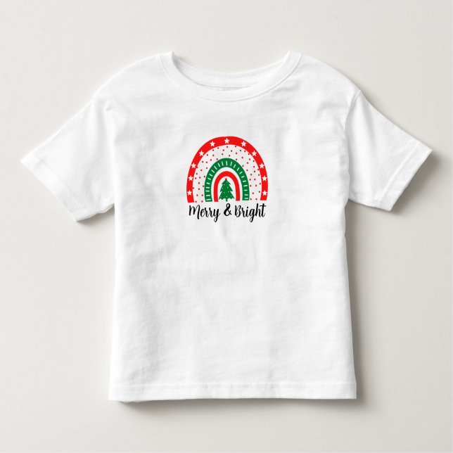 T-shirt Pour Les Tous Petits Joyeux et bon Noël (Devant)
