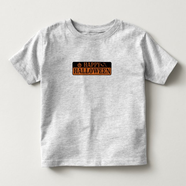 T-shirt Pour Les Tous Petits Joyeux Halloween (Devant)