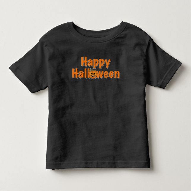 T-shirt Pour Les Tous Petits Joyeux Halloween (Devant)