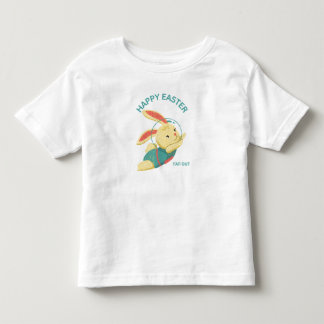 T-shirt Pour Les Tous Petits Joyeux Lapin Espace Pâques - - Loin