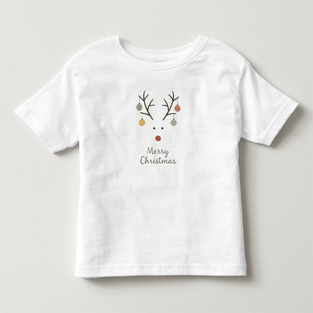 T-shirt Pour Les Tous Petits Joyeux Noël (Devant)