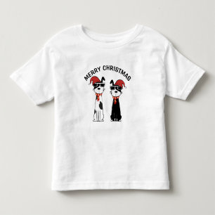 T-shirt Pour Les Tous Petits Joyeux Noël Cool Dog