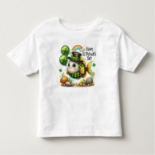 T-shirt Pour Les Tous Petits Joyeux poisson de la Saint Patrick