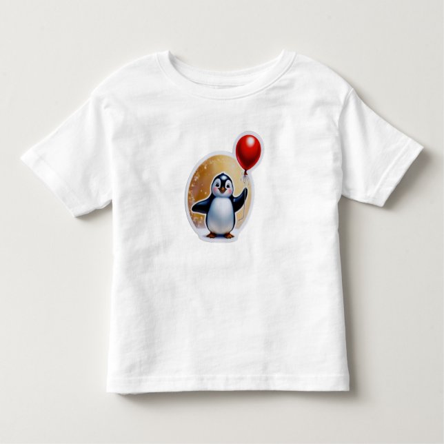 T-shirt Pour Les Tous Petits Joyful Penguin Winter's Cutest Friend (Devant)