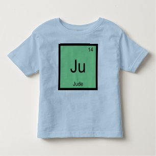 T-shirt Pour Les Tous Petits Jules Nom Chimie Élément Table périodique