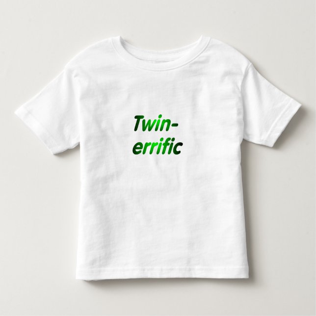 T-shirt Pour Les Tous Petits Jumeau-errific (Devant)