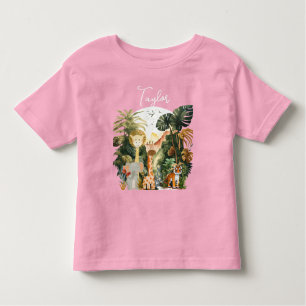 T-shirt Pour Les Tous Petits Jungle Animaux Safari exotique rêve