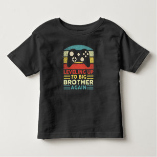 T-shirt Pour Les Tous Petits Jusqu'à Big Brother de nouveau, Vintage Gamer br