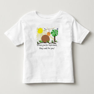 T-shirt Pour Les Tous Petits Just Kids at Heart - Escargot (1a) - Personne impo