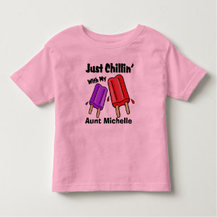 T-shirt Pour Les Tous Petits Juste Chillin, Tante Michelle