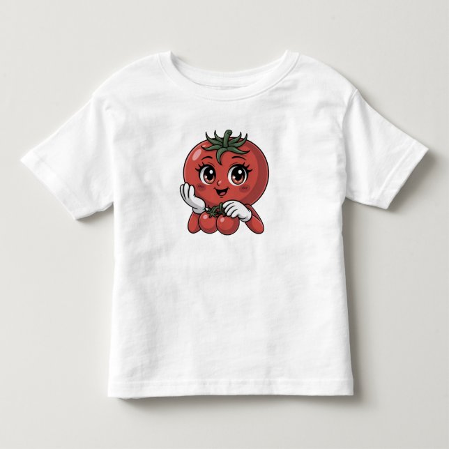 T-shirt Pour Les Tous Petits Juste Moi Tomate (Devant)