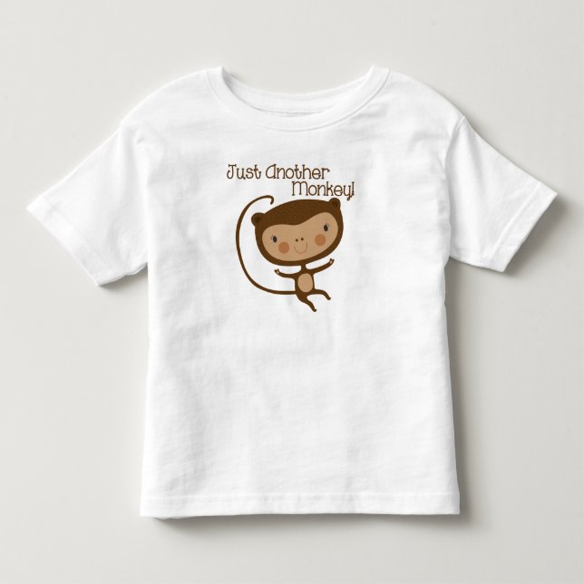 T-shirt Pour Les Tous Petits Juste un autre singe (Devant)