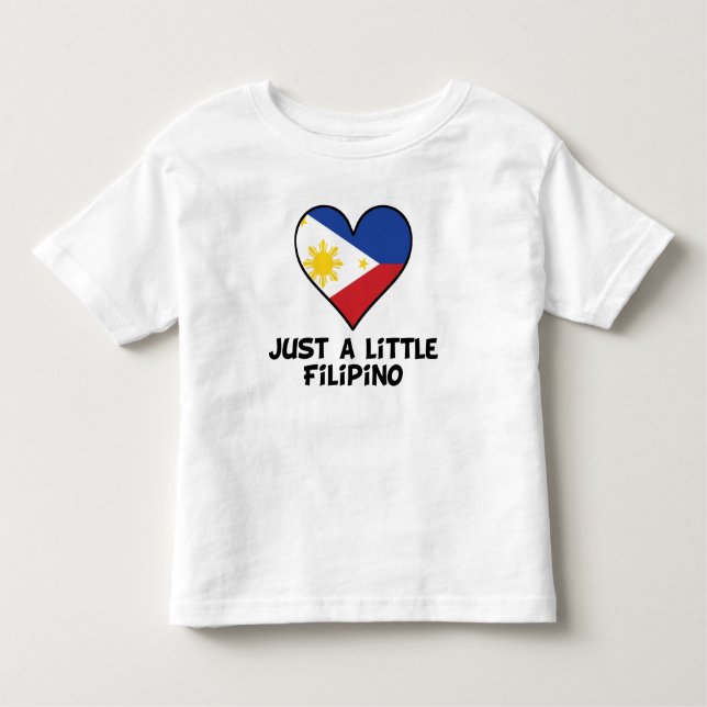 T-shirt Pour Les Tous Petits Juste un petit Philippin (Devant)