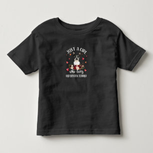 T-shirt Pour Les Tous Petits Juste une fille qui aime son amoureux de chien Ter