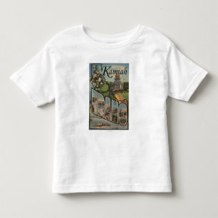 T-shirt Pour Les Tous Petits Kamiah, lettre ScenesKamiah, identification