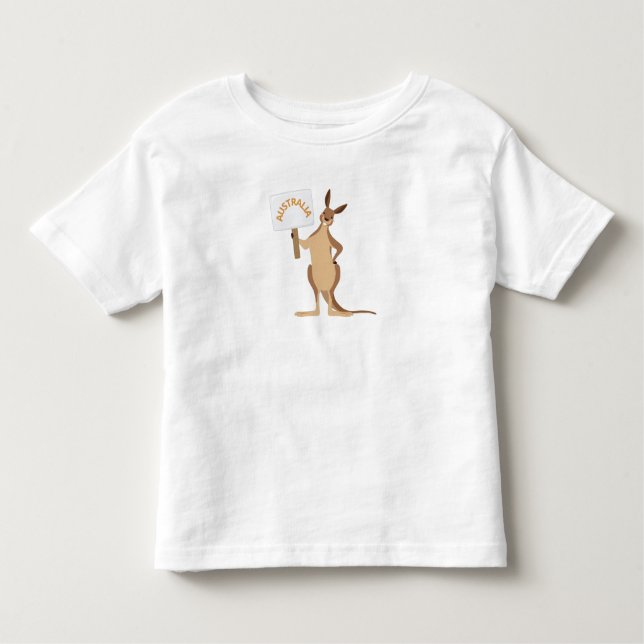 T-shirt Pour Les Tous Petits Kangaroo Australia Cute (Devant)
