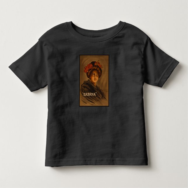 T-shirt Pour Les Tous Petits Karama : Romance Japonais Actrice Geisha (Devant)