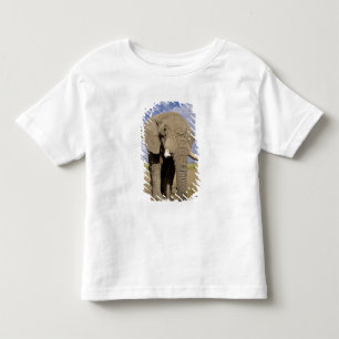 T-shirt Pour Les Tous Petits Kenya : parc national d'Amboseli, éléphant mâle