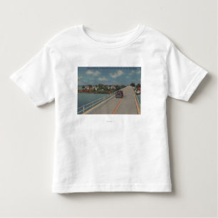 T-shirt Pour Les Tous Petits Key West, FL - route entre le continent et les