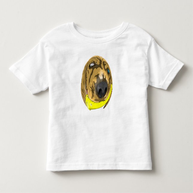 T-shirt Pour Les Tous Petits Keys & Banana, Miniature cocker spaniel 2 (Devant)