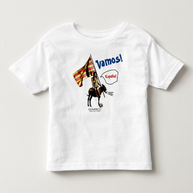 T-shirt Pour Les Tous Petits Kid's VAMOS!España! No.3 (Devant)