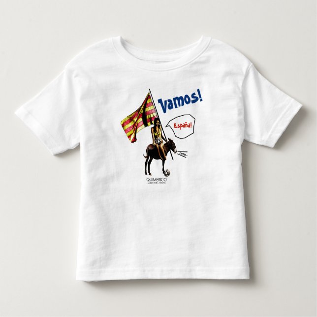 T-shirt Pour Les Tous Petits Kid's VAMOS!España! No.7 (Devant)