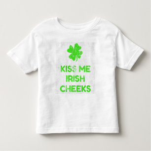 T-shirt Pour Les Tous Petits Kiss Me Irish Cheeks DS