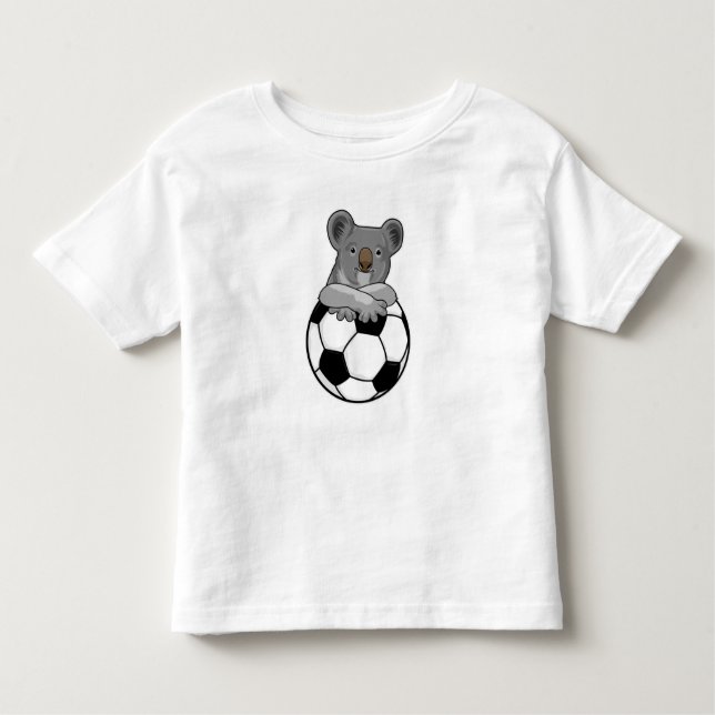 T-shirt Pour Les Tous Petits Koala au Soccer Sports (Devant)