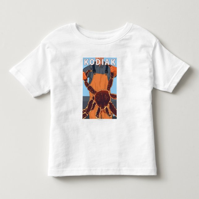 T-shirt Pour Les Tous Petits Kodiak, limule AlaskaAlaskan (Devant)