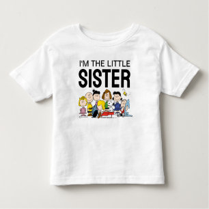 T-shirt Pour Les Tous Petits La Bande D'Arachides   Je suis la petite soeur
