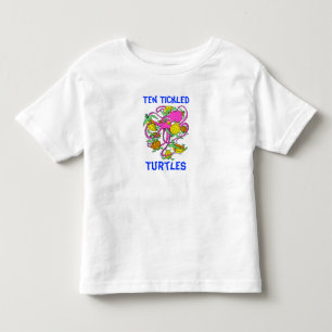 T-shirt Pour Les Tous Petits La bande dessinée Dix a chatouillé des tortues