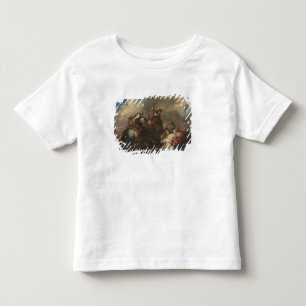 T-shirt Pour Les Tous Petits La bataille des cavaliers (huile sur la toile)