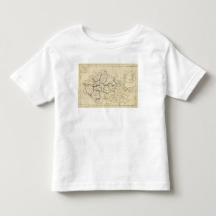 T-shirt Pour Les Tous Petits La Bohême, Moravie, Autrichien Silésie